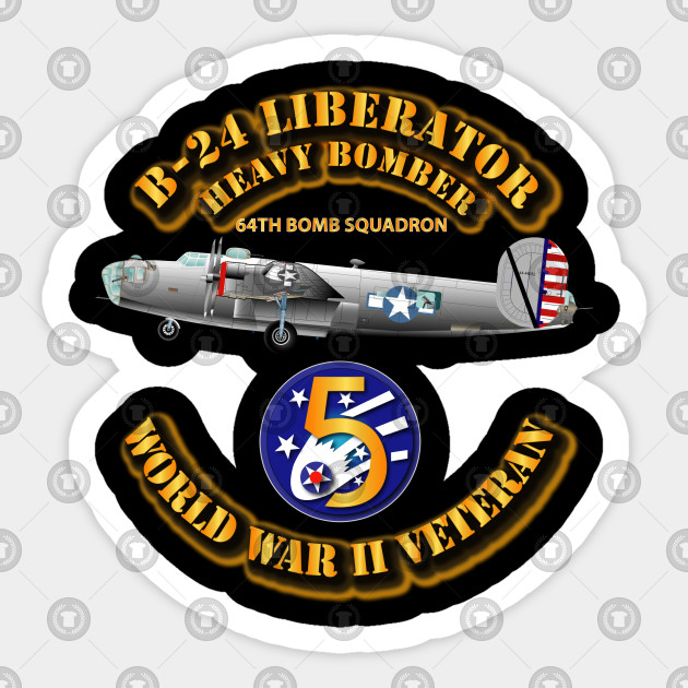 43BG - 64th BS - B-24 - 5th AF